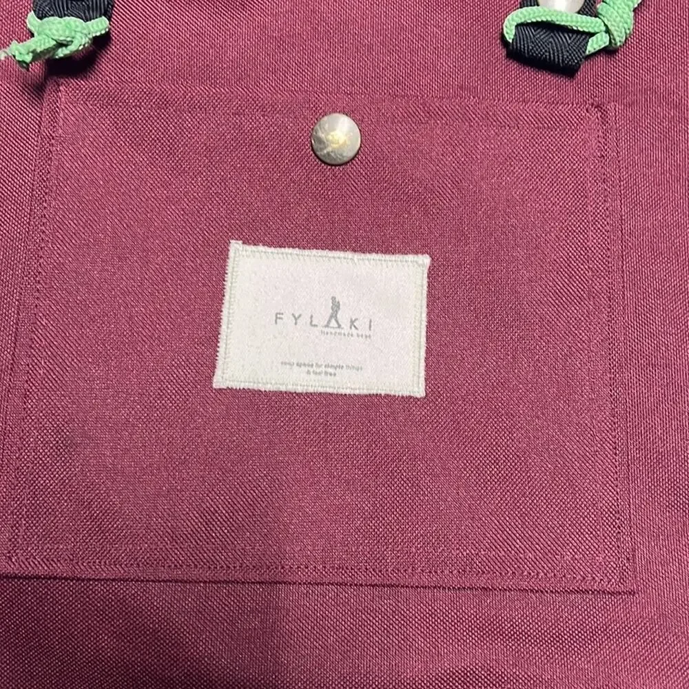 Fylaki Handmade Bags Backpack Bag “Keep space for simple things & feel free”